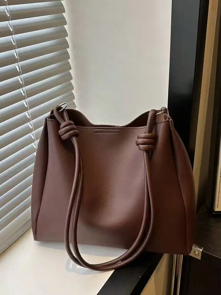 Luxury New PU Leather Fashion Design High-End Tote Bag,Business Professional Women