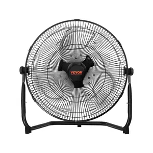 VEVOR 14 Inch Floor Fan 3 Speeds 360° Adjustable Tilt High-Velocity Industrial Fan