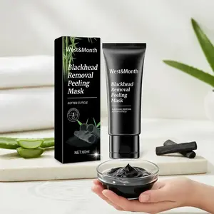 Blackhead Bamboo Charcoal Balm Mask with Hyaluronic Acid & Aloe Vera, Moisturizing Face Cleanser, Reduces Pore Size, Gentle Cleansing Exfoliating Treatment, Blackhead Remover Mask