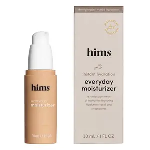 hims Everyday Moisturizer - Hydrating & Non-Greasy Face Cream - Morning Moisturizer for Healthy Skin - For Every Skin Type - Vegan & Paraben-Free - 1 Fl Oz