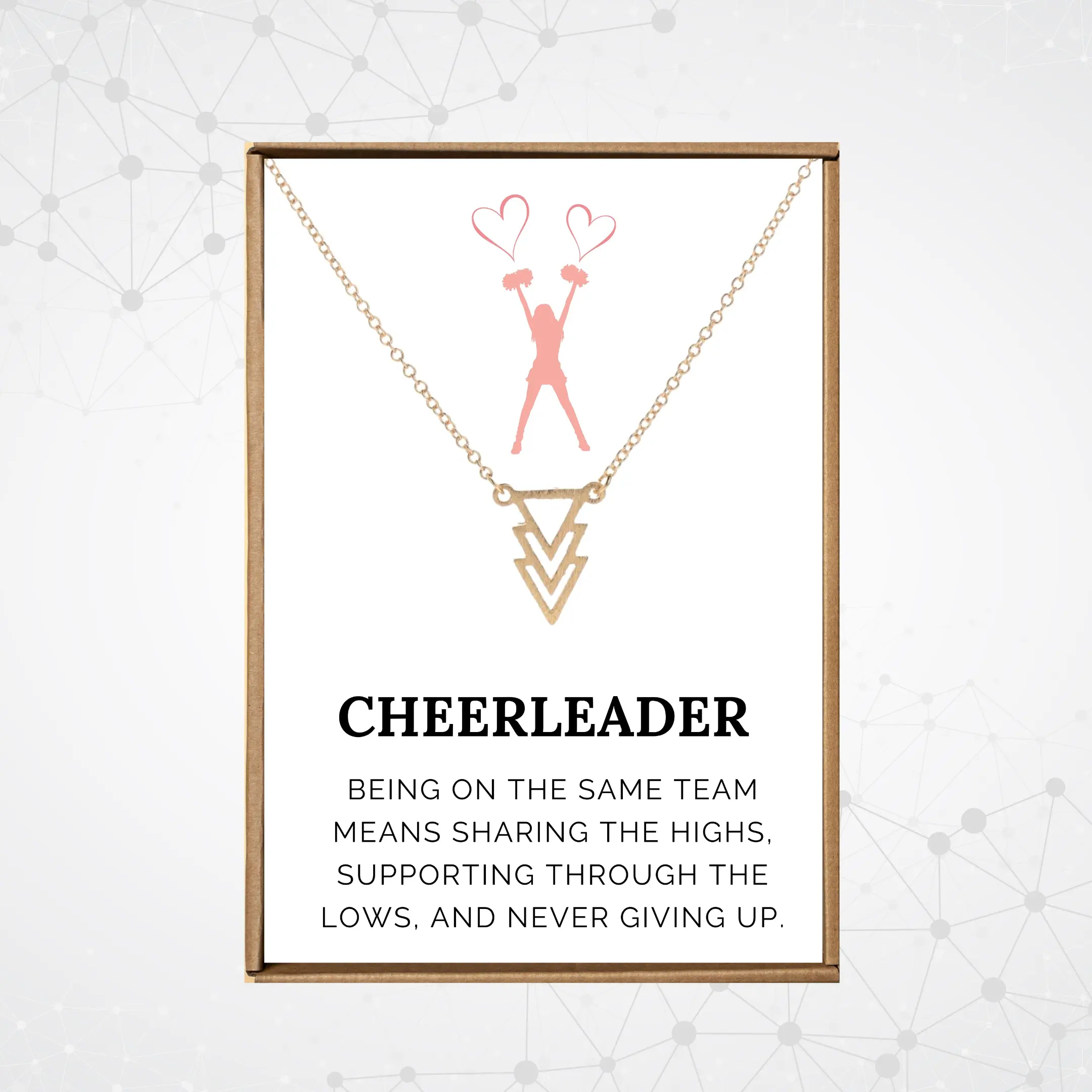 Cheerleader gifts for senior, Dance necklace for cheerleaders, Cheerleading gifts for cheer teams