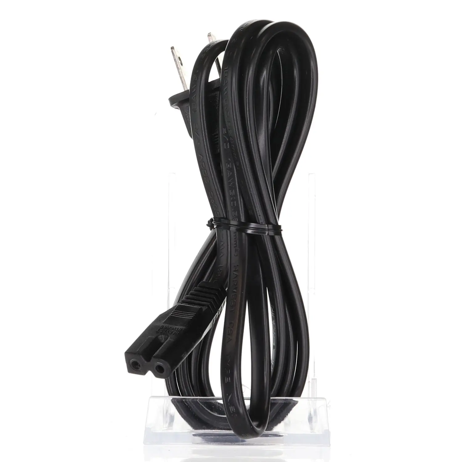 Insignia & Toshiba Fire TV AC Power Cable Polarized Figure-8 C7 Female Connector - 6-Feet - GA05009081I