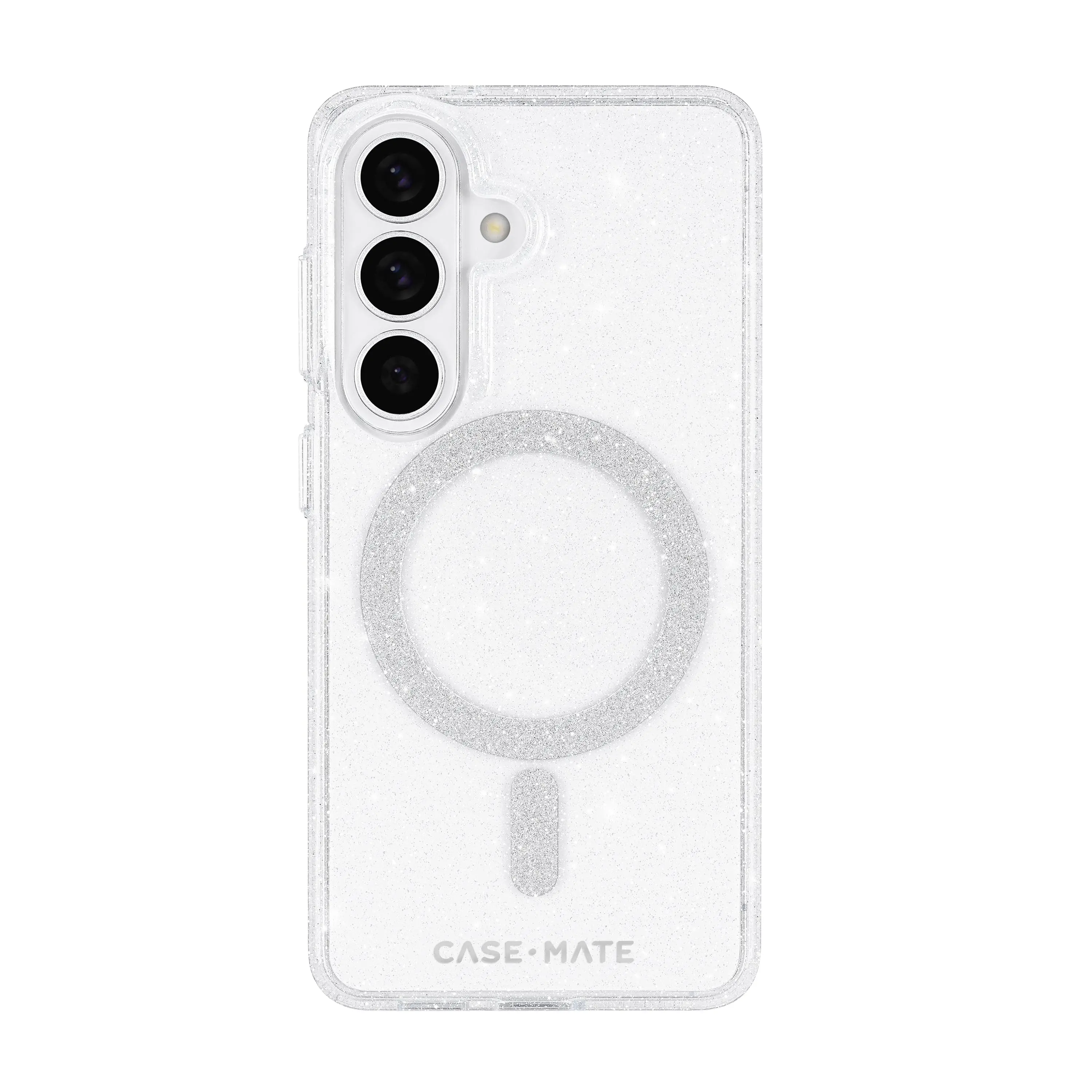 Sheer Twinkle Silver with Magnet - Galaxy S26