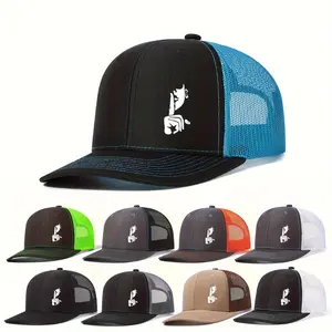 Truck Hat  Creative Print Pattern Mesh Baseball Cap  Summer Outdoor Breathable Adjustment Sun Hat  Fun Pattern Design  Fashionable and Practical.