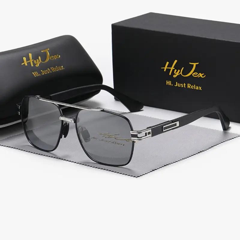 Unisex Vintage Top-Bar Sunglasses, 2026 Trend Sunglasses for Everyday Use, Fashionable Shades for Outdoor Activities, Summer Vacations and Beach Wear, Trendy Square Sunglasses, Trendy Casual Sunglasses