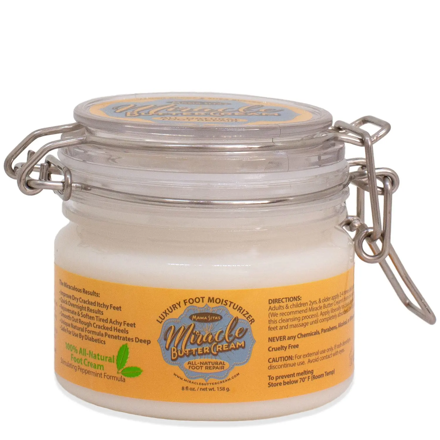 Peppermint Foot Moisturizer and Soother - Invigorating Footcare