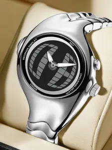 Men's Quartz, Jumping Seconds Fish-Eye Design, High-End Dual-Movement Wristwatch, Niche Millennial Y2K Style, Perfect Gift, Durable Watch, Fashionable Stylish Watch