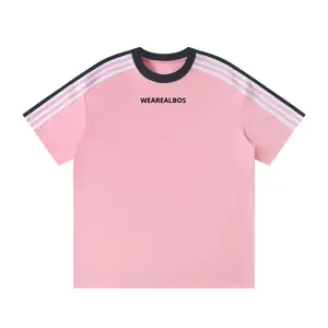 Unisex Colorblock Striped T-Shirt