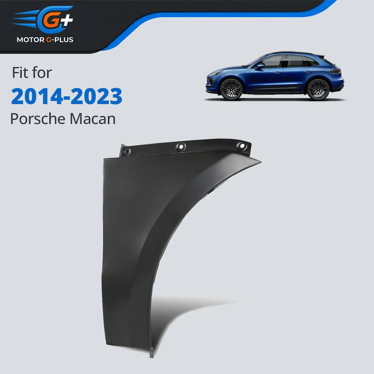 MOTOR GPLUS Fit For 2014-2023 Porsche Macan 100% Brand New High-Quality Aftermarket Replacement Front Right Fender Panel 95B821102AYGRV - 1 Fender, Durable Vehicle Car Accessory, Car Exterior Aftermarket Replacement Item, Car Accessories,toolupgrade