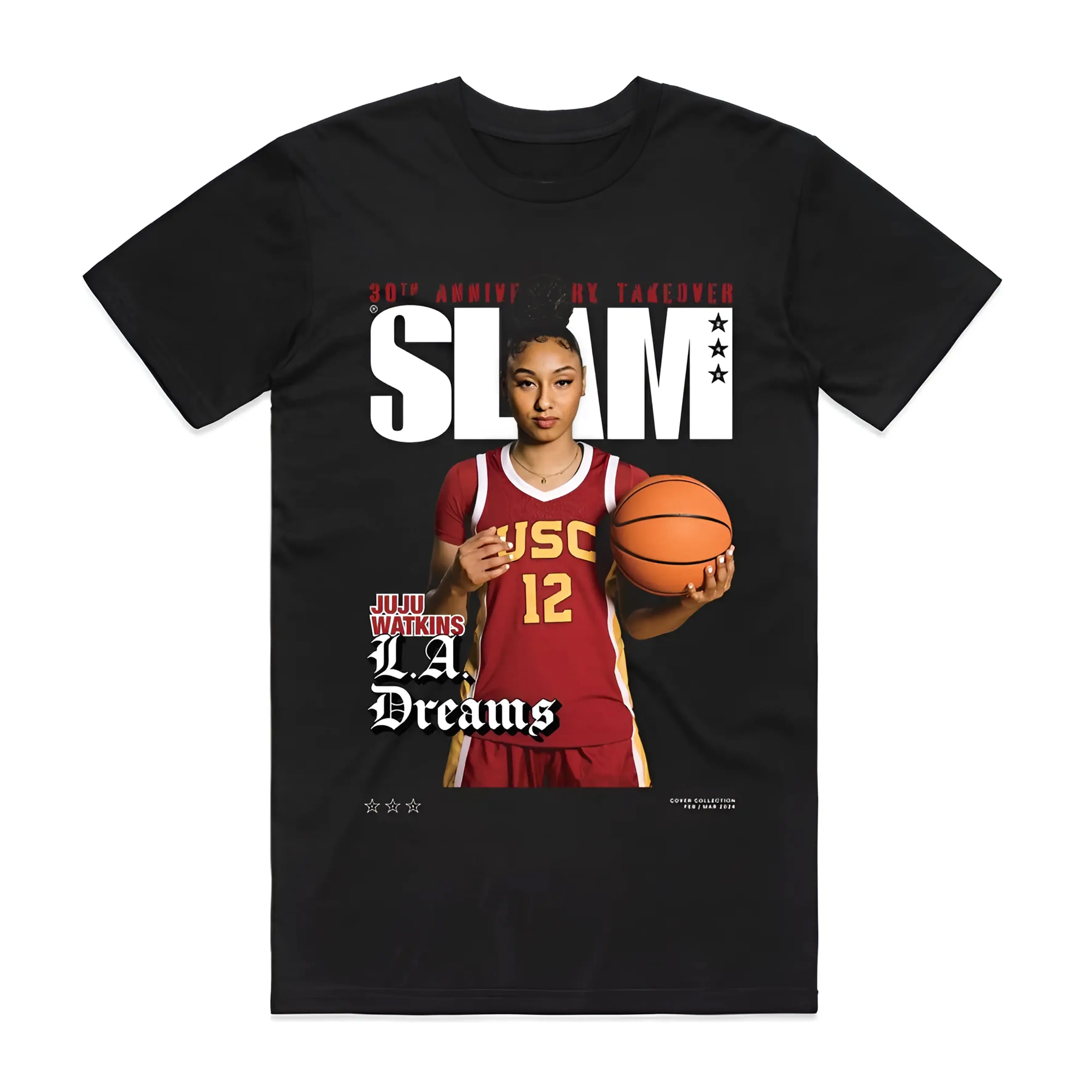 Juju Watkins Cover Tee, Lover Basketball Shirt