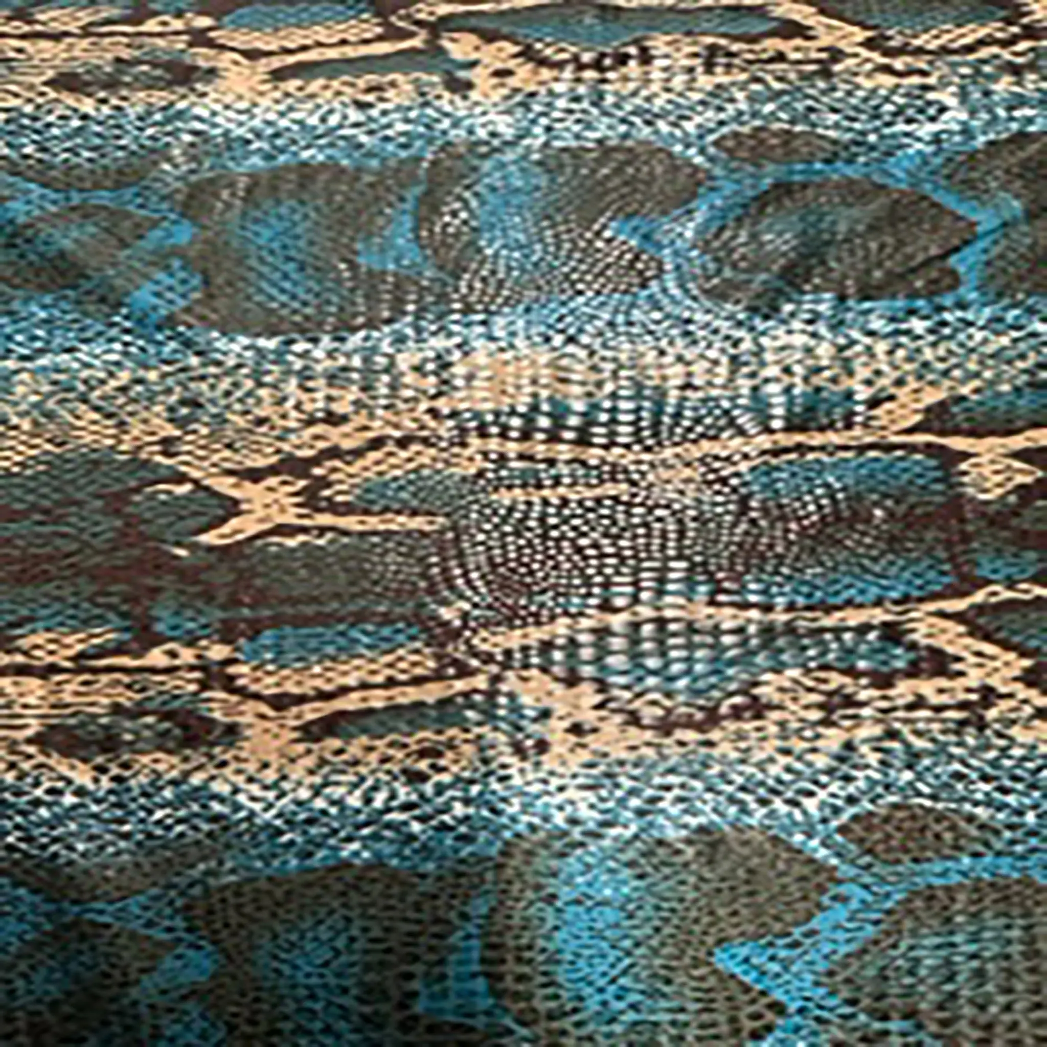 Brazilian Snake Print Polyester-Spandex Stretch Fabric by the Yd - 2-Way Custom Designer Flex, 36" x 60", for Cosplay Wear, Athletic Wear, Dancers | Spandex Palace, Line Dry Simple, Fashion Enthusiasts