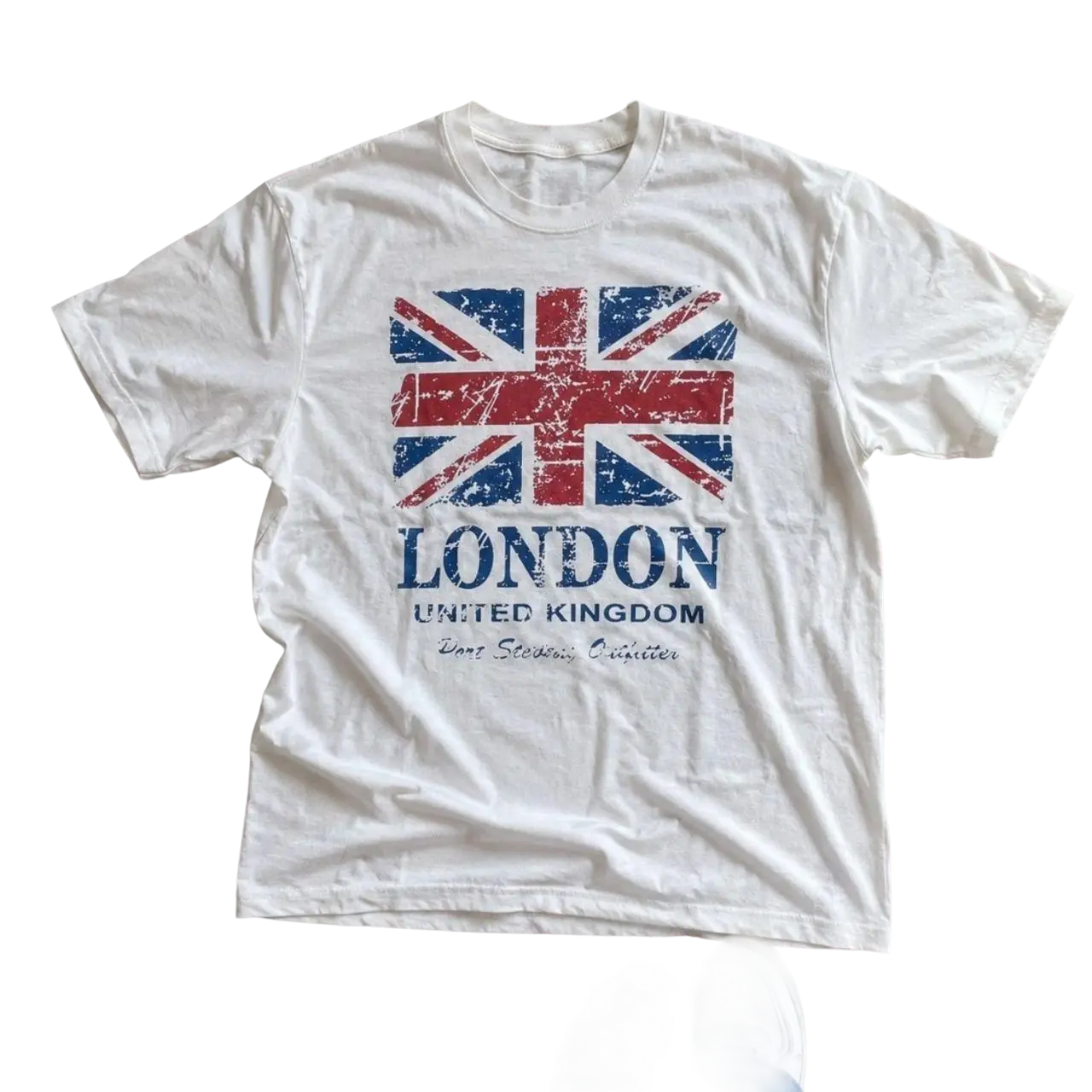 Vintage London United Kingdom Graphic Tee, Union Jack Flag Shirt, Retro British Travel T-Shirt, UK Souvenir City Top
