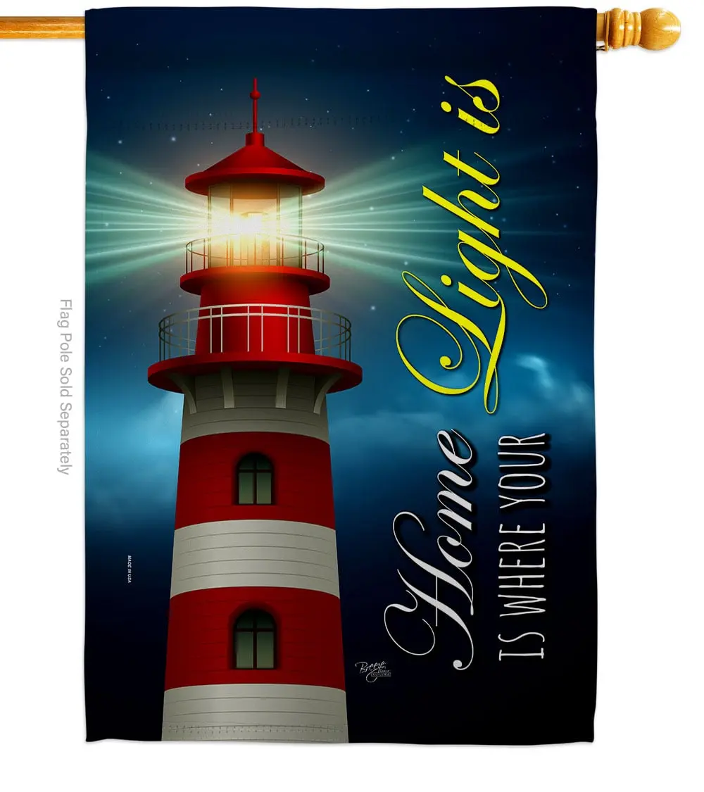 28 x 40 in. Hanging Home Banner, Double-Sided Decorative Vertical Flag with Sweet Life Design, Indoor/Outdoor All-Occasions Home Supplies Decor