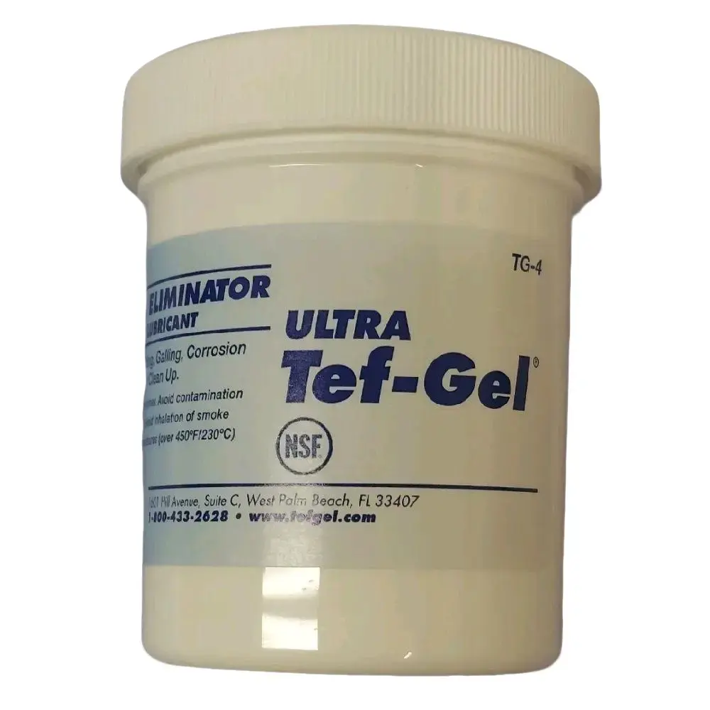 TG-4 Ultra Tef-Gel   Corrosion Eliminator And Anti-Seize Lubrican 4oz Tub