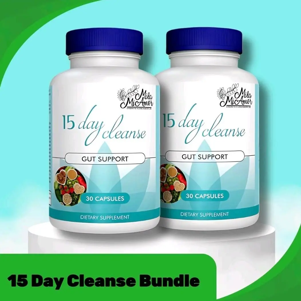 2 x 15 Day Cleanse Bundle- Gut and Colon Support | Caffeine Free | Advanced Formula with Senna, Cascara Sagrada, & Psyllium Husk | Non-GMO | 60 capsules 2 x 15 Day Cleanse Bundle- Gut and Colon Support | Caffeine Free | Advanced Formula with Senna, Cascara Sagrada, & Psyllium Husk | Non-GMO | 60 capsules