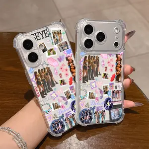 Fashion K-KATSEYEs New Hot Phone Case For iPhone 17 16e 16 15 14 13 12 11 Mini Air Pro Max X XR XSMax 7 8 Plus Soft Transparent TPU Anti-fall Shockproof silicone protection Protective Cover
