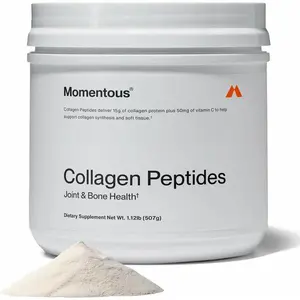 Collagen Peptides Powder Grass Fed with Fortigel & Vitamin C for Healthy Skin Hair Nails Joint Support NSF Certified for Sport Packaging May Vary