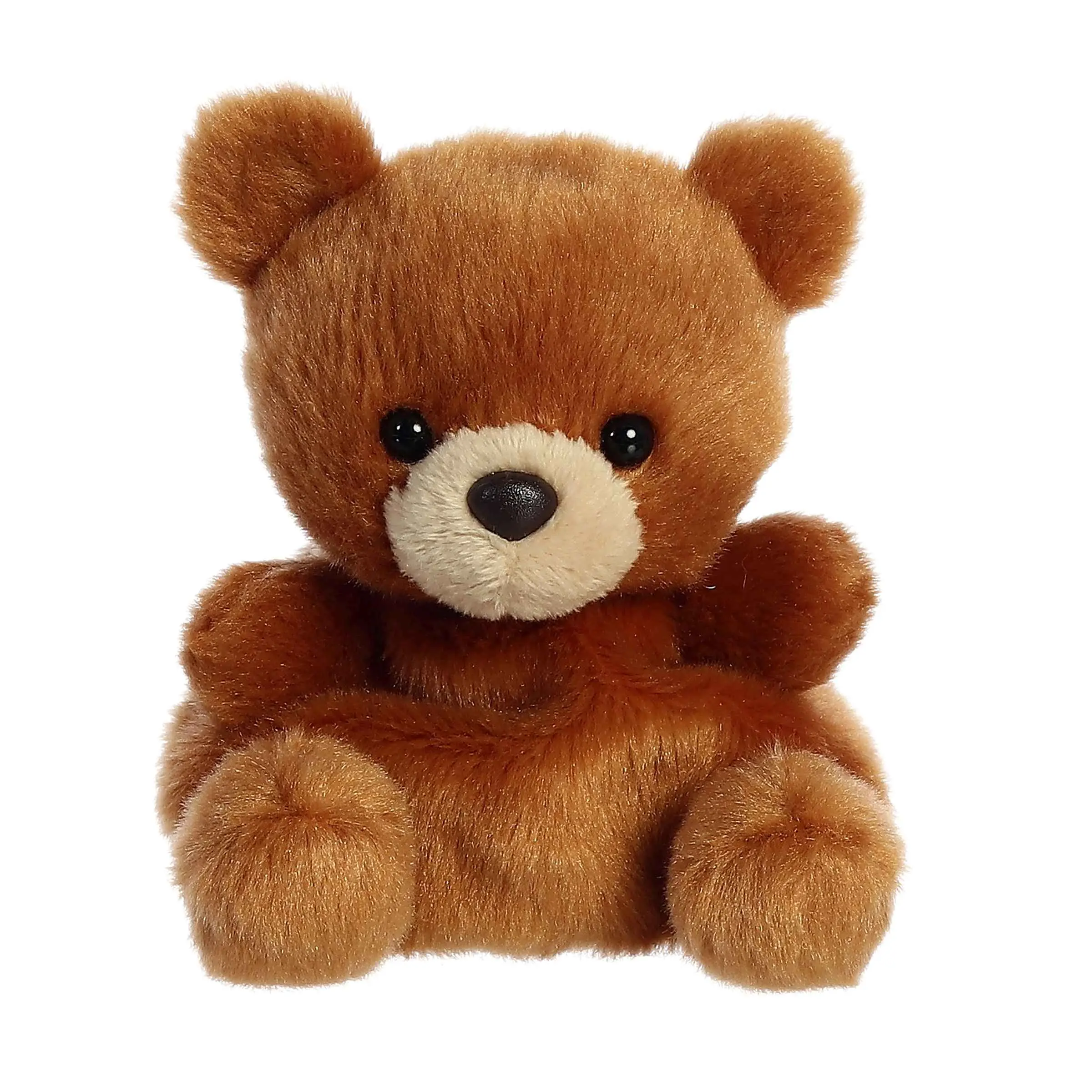 Palm Pals Adorable Artie Bear 5 inch Brown Mini Soft Plush Collectable Stuffed Animal