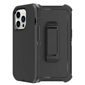 17 PRO RUGGED CASE WITH CLIP - Black Protective Cover with Integrated Clip Feature for 17 PRO Device