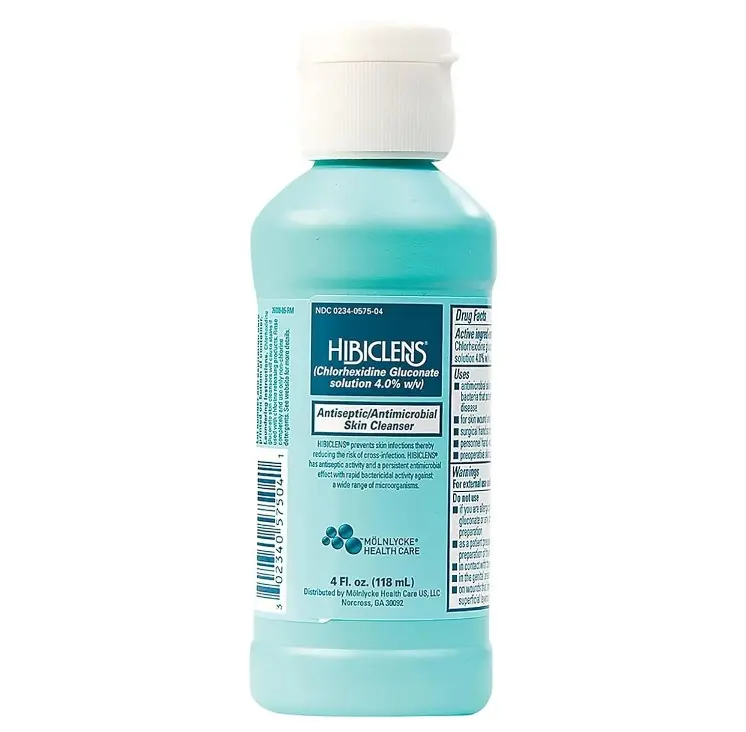 Hibiclens – Antimicrobial and Antiseptic Soap and Skin Cleanser – 4 oz – for Home and Hospital – 4% CHG