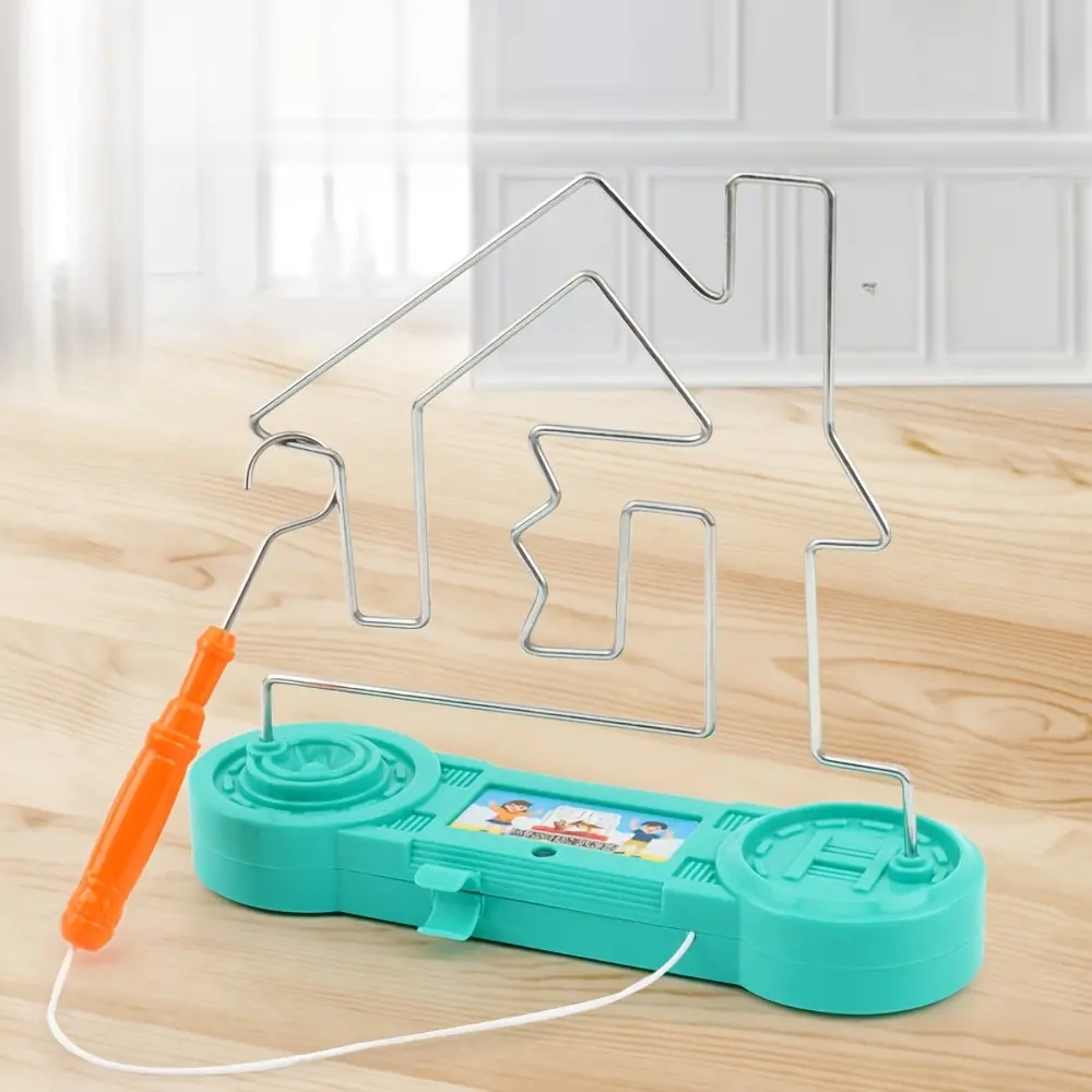Electric Maze Game: Kids Hand-Eye Coordination Toy | Portable Brain Teaser for Indoor & Outdoor Fun