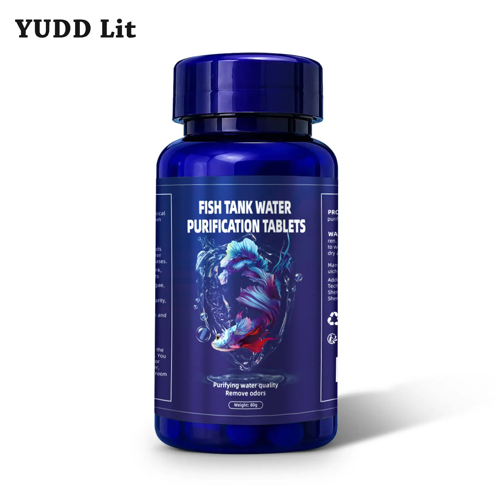 Powerful Blend Aquarium Water Care Treatment Tablets — designed for both freshwater and saltwater fish tanks. This product works as a water care treatment, cleaner, and clarifier to help reduce maintenance, and eliminate unwanted odors in your aquarium.