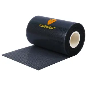 Window Screen Repair Kit Black 4inch*15Feet 3-Layer Strong Adhesive & Waterproof Fiberglass Mesh Tape for Repairing Window Screen and Screen Door Tears Holes