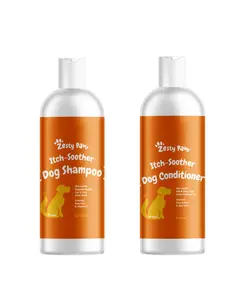 Zesty Paws Spring Glow Soothing Lather Bundle (Itch-Soother Shampoo + Conditioner)