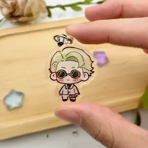 Mini sorcerer holding sword 1.5” keychains