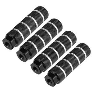 4pcs Aluminum Alloy Rear Foot Pegs Footrests Universal for BMX MTB Bike Bicycle Fit 3/8 Inch Axles