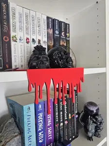 Blood Drip Shelf, Bookshelf Decor, Gothic Decor, Blood Drip, Book Accessory, Book Shelf Accessory, Book Lover Gift