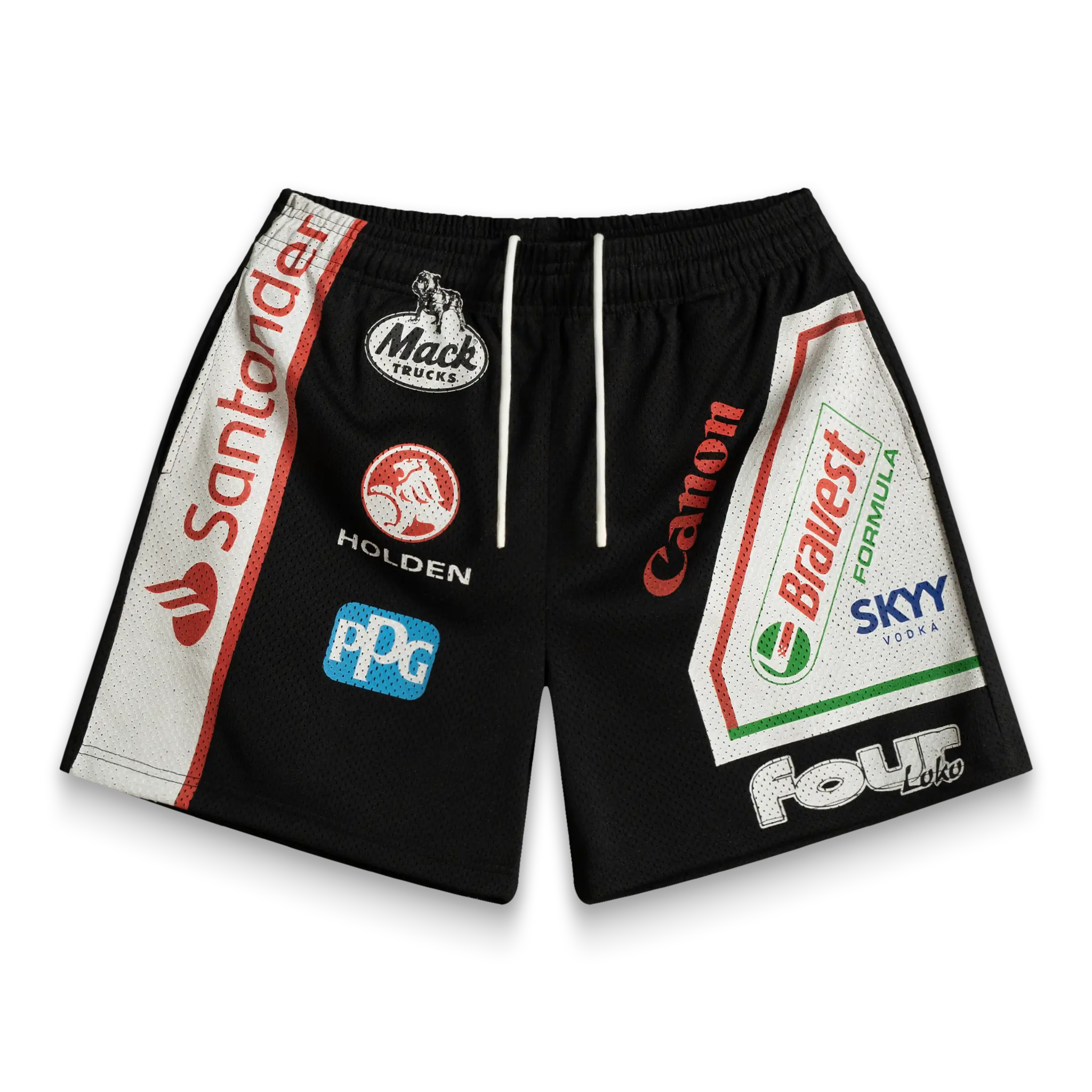 Black Sponsor Shorts