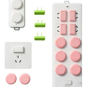 40 Counts Safety Socket Cover, Safety Caps, Electric Power Plug Covers - Random Color