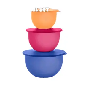 3 pc impression bowl set includes5½-cup/1.3L small 10-cup/2.5L medium 18-cup/4.3L large Stylish Tableware Serving