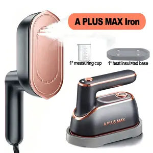 2-in-1 Handheld Steam Iron & Clothes Steamer - Portable Wrinkle Remover, Fast Heat-Up, Large Soleplate, 150ml Water Tank, Lightweight for Home & Travel