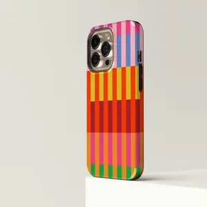 Colourful Stripes Tough Smartphone Casing - Cellphone Cover, Mobile Phone Accessories for iPhone 12, 13, 14, 15, 16