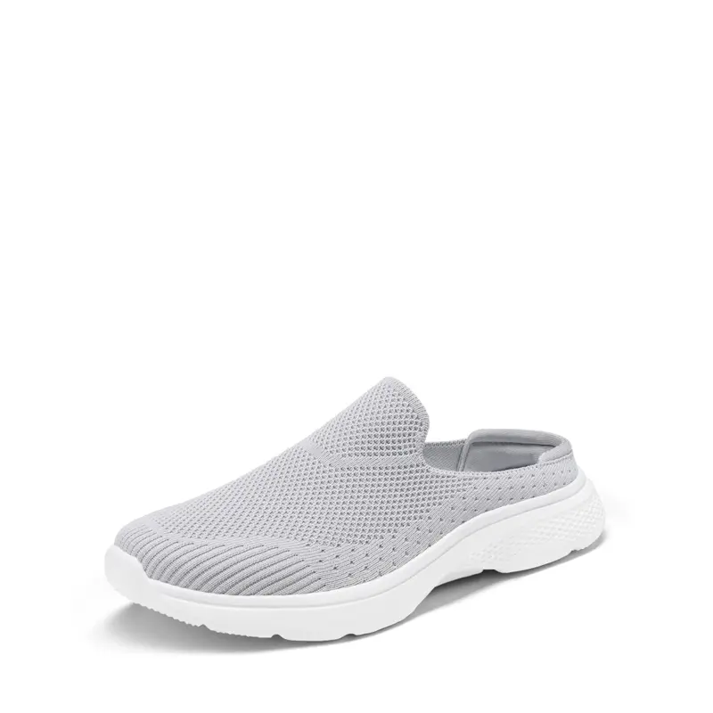 Dream Pairs Women's Slip-On Mule Clogs - Breathable Knitted Loafers, Lightweight Walking Shoes with Arch Support, Doctor Footwear for Casual Wear, Round Toe Fabric Shoes