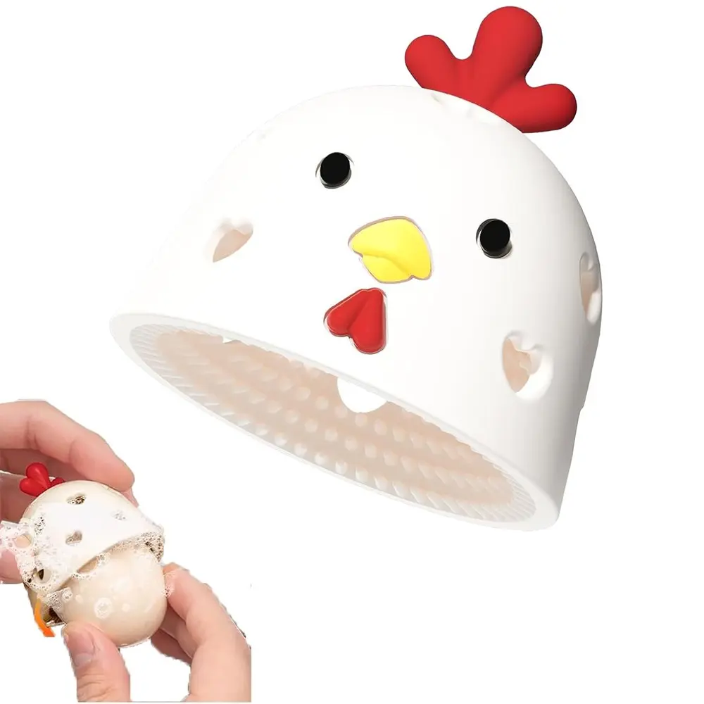 Egg Cleaner & Egg Washer for Fresh Eggs, Durable Silicone Kitchen Chicken Coop Accessory, Practical Vegetable Fruit Scrubber Tool