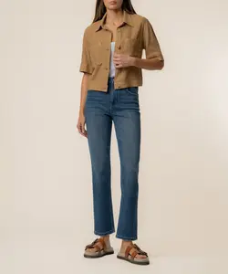 Finly Linen Jacket in Wood Finly Linen Jacket in Wood