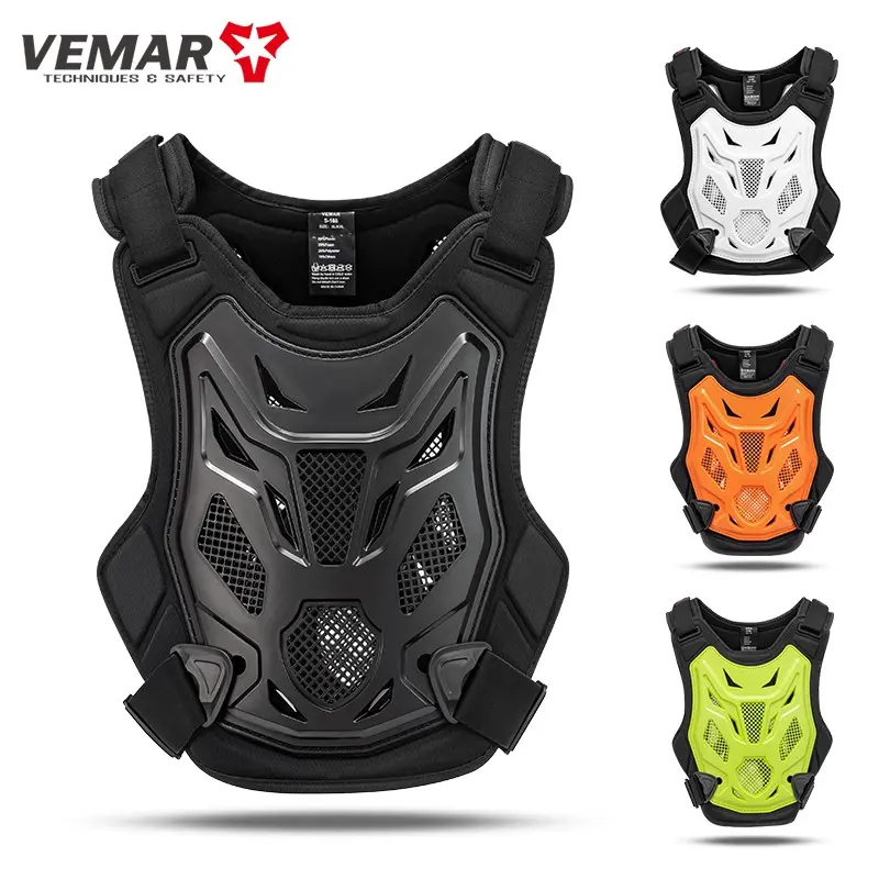 All Season Motocross Armor Vest Motorcycle Chest and Back Protector DH Dirt Bike MTB MX Body Armor Moto Gear Back Guard Armor for Men Women, Protective Gear