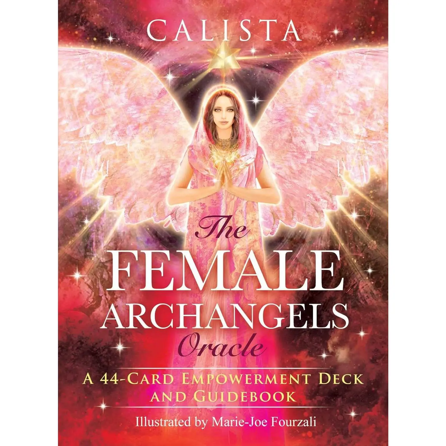The Female Archangels Oracle 44-Card Tarot Deck - Full-Color Set with Literature & Art Book for Spiritual Guidance, Blessing, Becoming an 'Angel-in-Training'