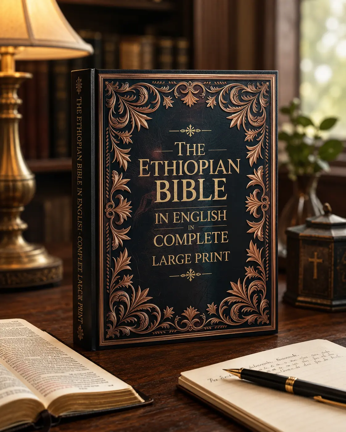 The Ethiopian Bible in English – Complete Large Print Edition, Christian Scripture Collection, Faith Study and Religious Reference Book