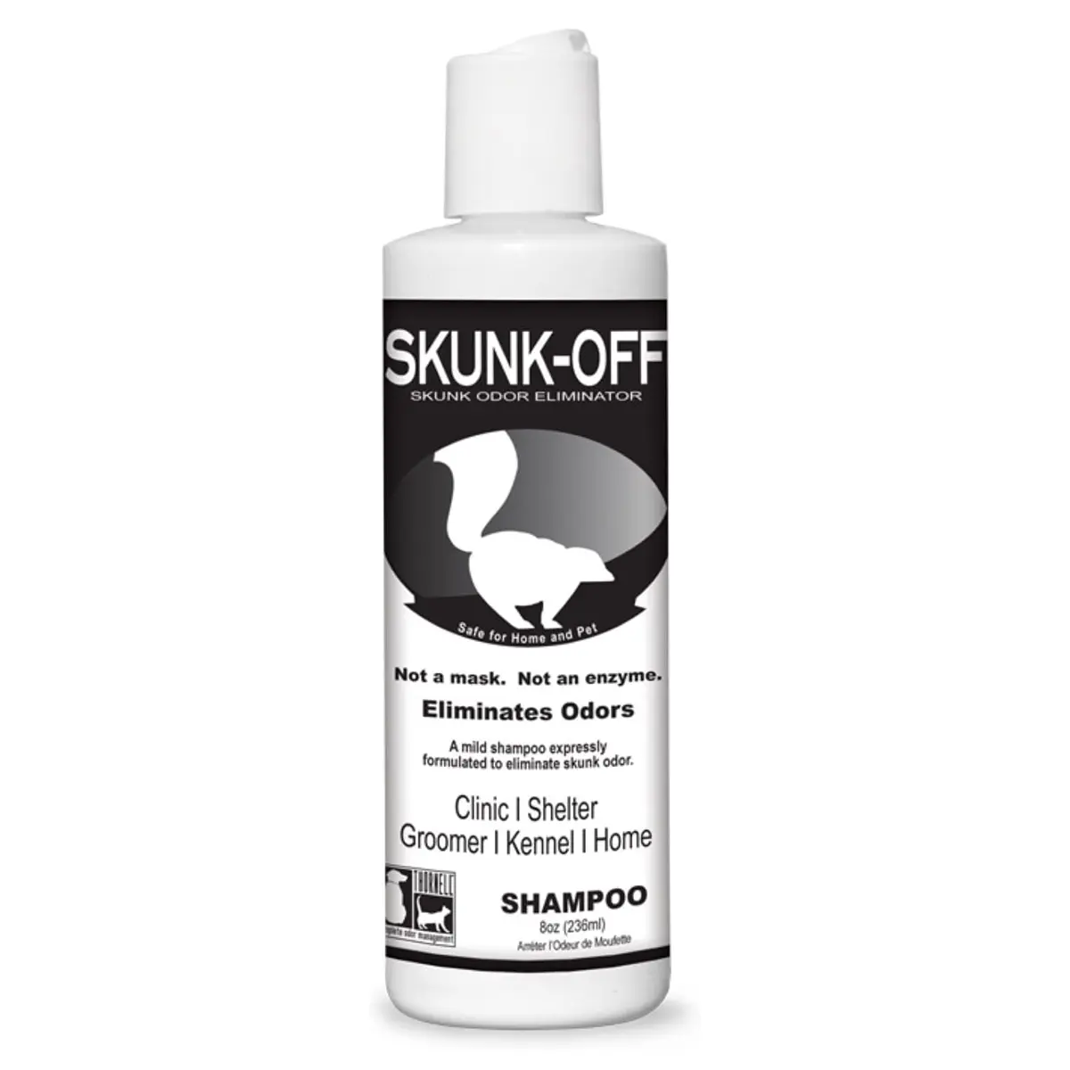 Skunk Off Pet Shampoo – Skunk Odor Remover Solution for Dogs, Cats, Home, Carpet, Car – Pet Odor Eliminator for Skunk Odor (8 oz)