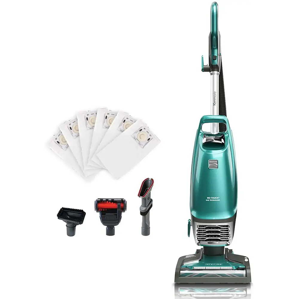 Kenmore Intuition BU4022 Bagged Upright Vacuum Pet Friendly Lift-Up Carpet Vacuum Cleaner 2-Motor Power Suction with HEPA Filter, 3-in-1 Combination Tool, Pet HandiMate for Carpet, Floor, Pet Hair