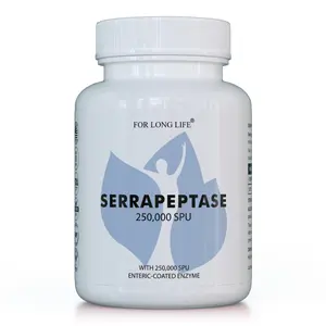 Serrapeptase 250,000 SPU — Enteric-Coated Vegan Enzyme | Inflammation & Tissue Recovery Support | 60 Capsules (60-Day Supply)