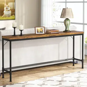 Tribesigns 70.9 Inch Extra Long Console Table, Narrow Long Sofa Table Behind Couch Table for Living Room