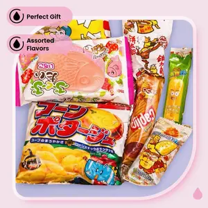 2 Pound Asian Snack Box - Japan Korean China Thailand Vietnam Assorted Sweets & Savory Snacks Gift Pack gift Potatoes Ramen