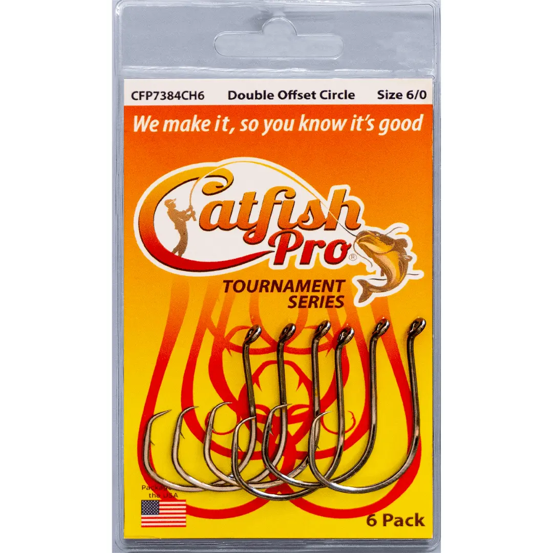 Double Offset Circle Hooks 6/0