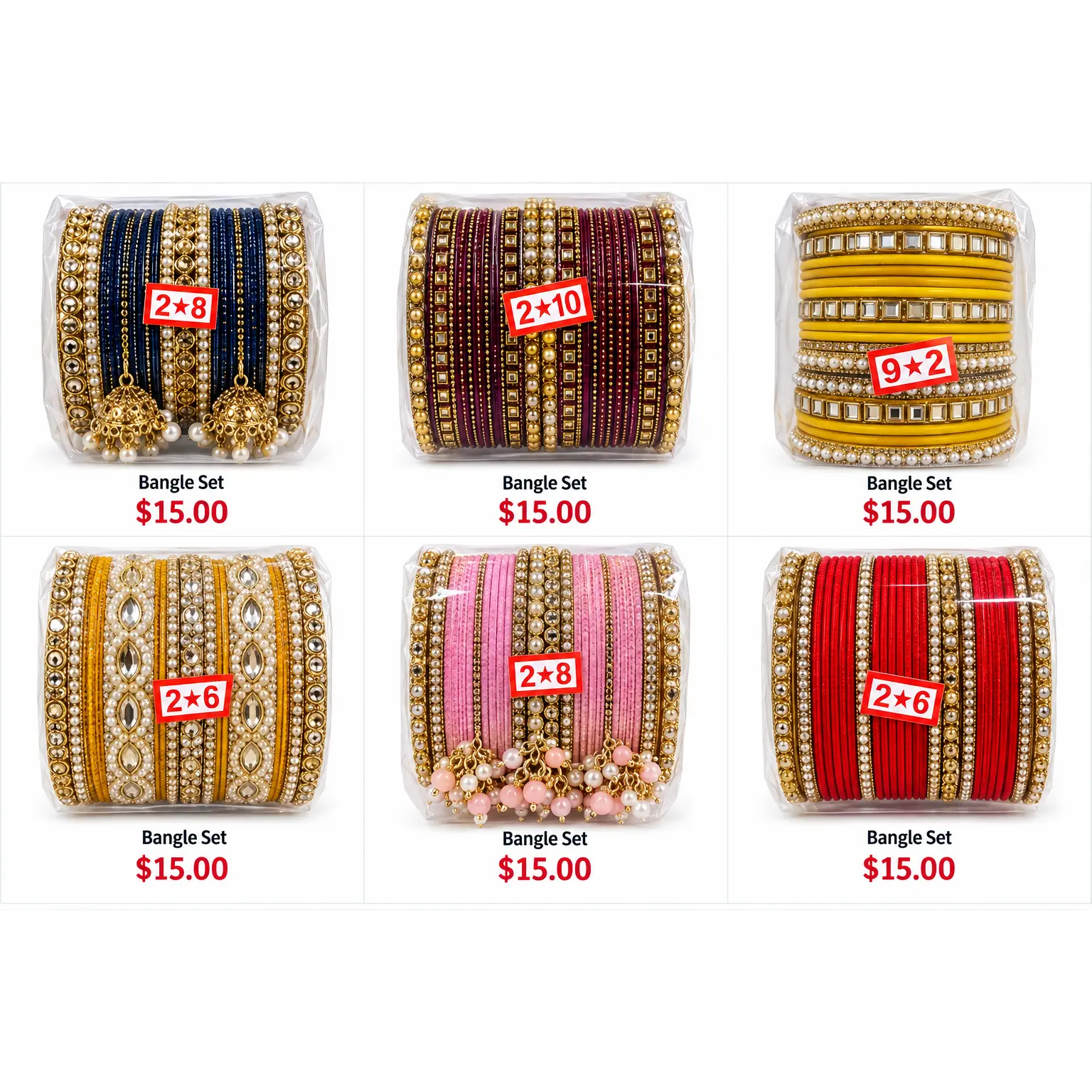 Glass Bangles Collection – Assorted Colors