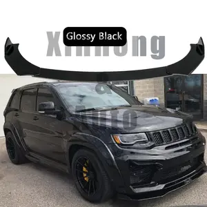 For JEEP Grand Cherokee Universal Front Bumper Lip Spoiler Splitter Glossy Black